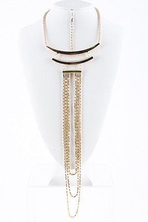Three Layer Chain Fashion Necklace 5GAI6